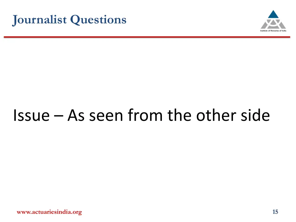 journalist questions