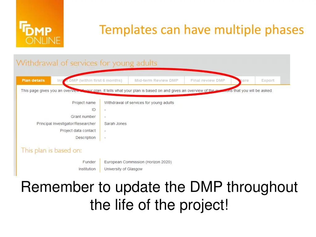 templates can have multiple phases