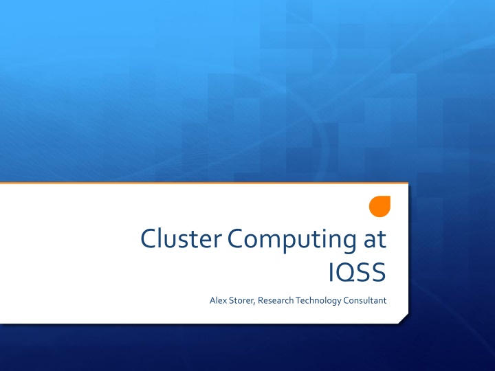 cluster computing at