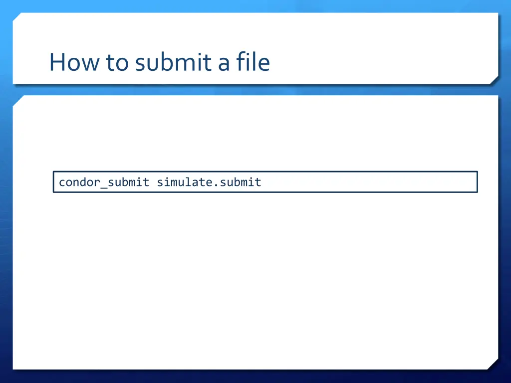 how to submit a file