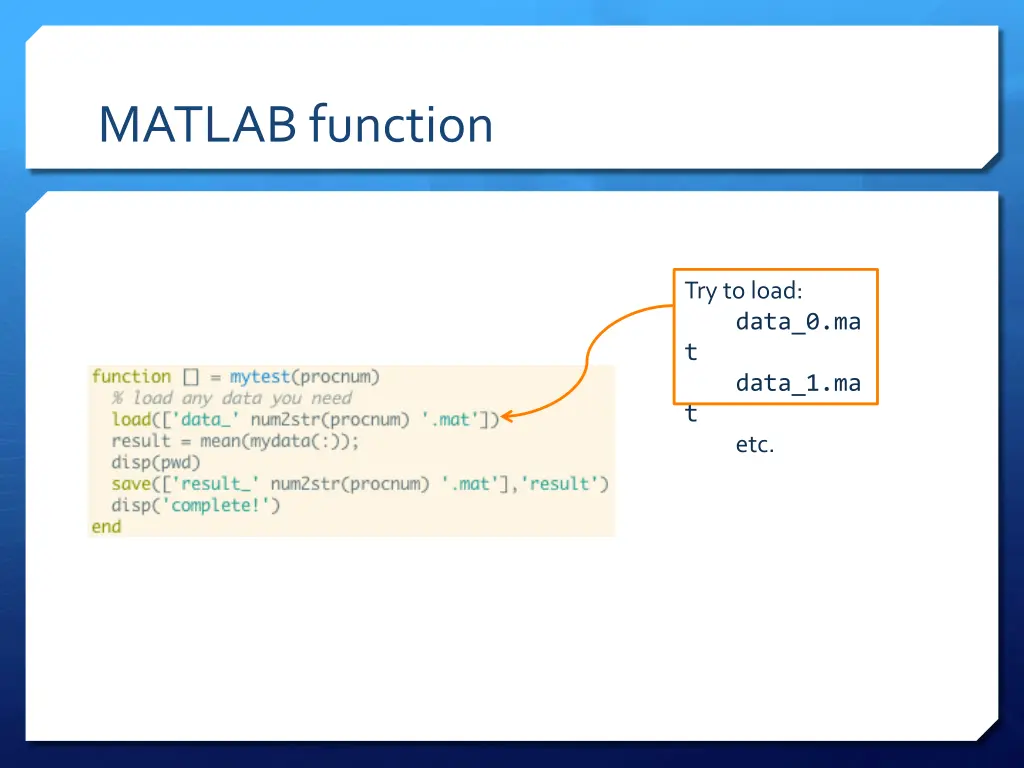 matlab function 2