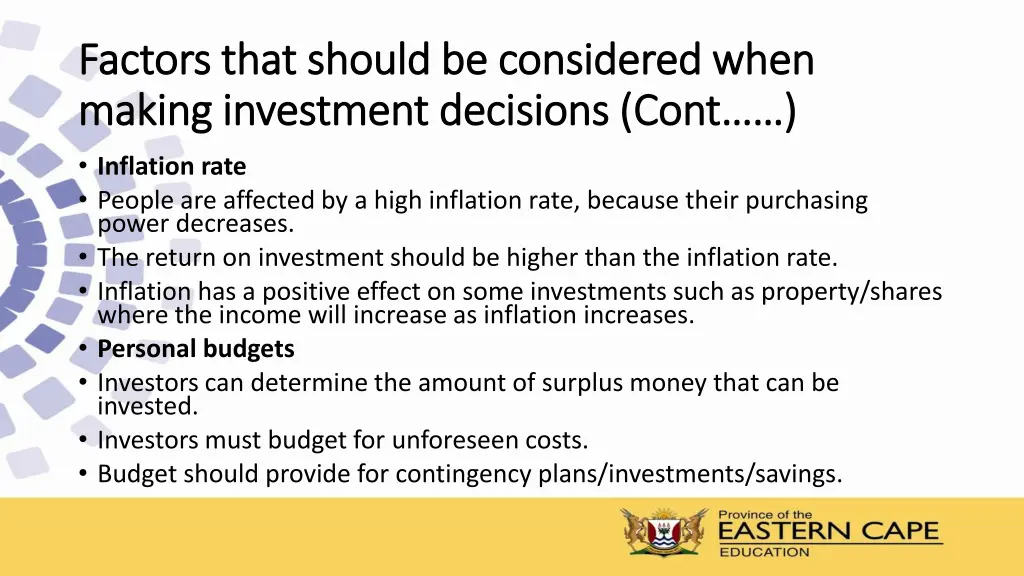 factors that should be considered when factors 2