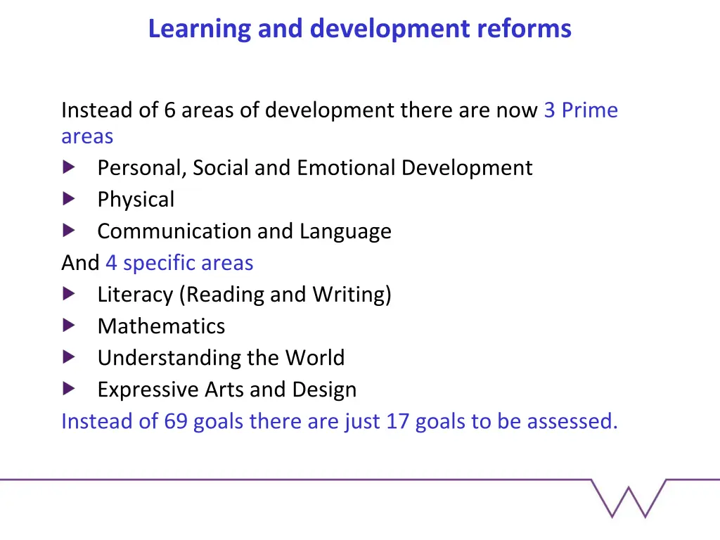 learning and development reforms