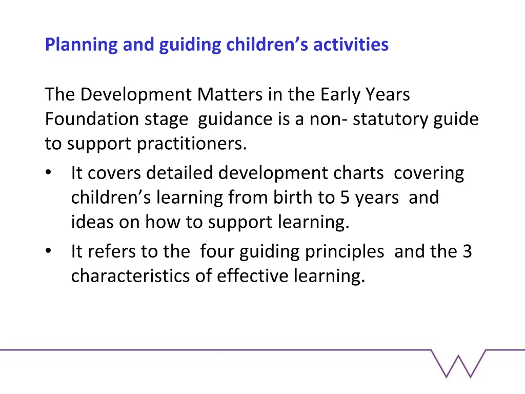 planning and guiding children s activities