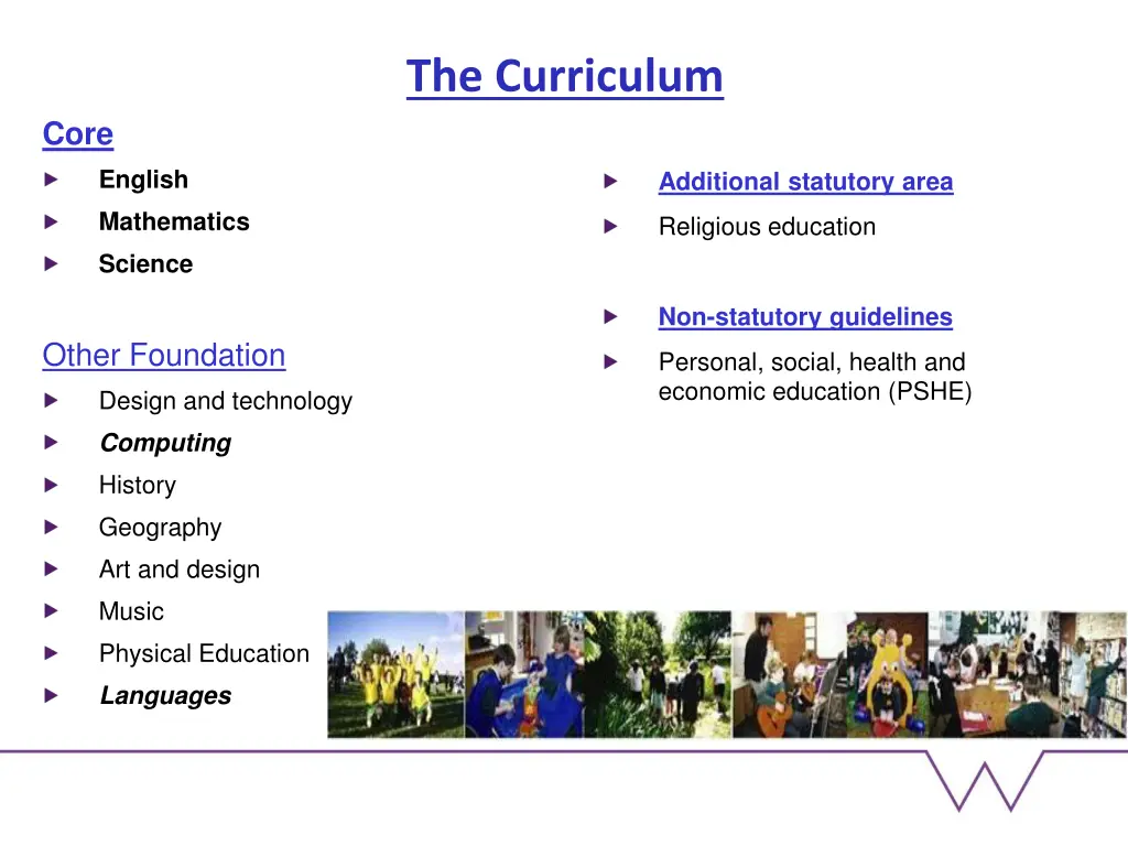 the curriculum