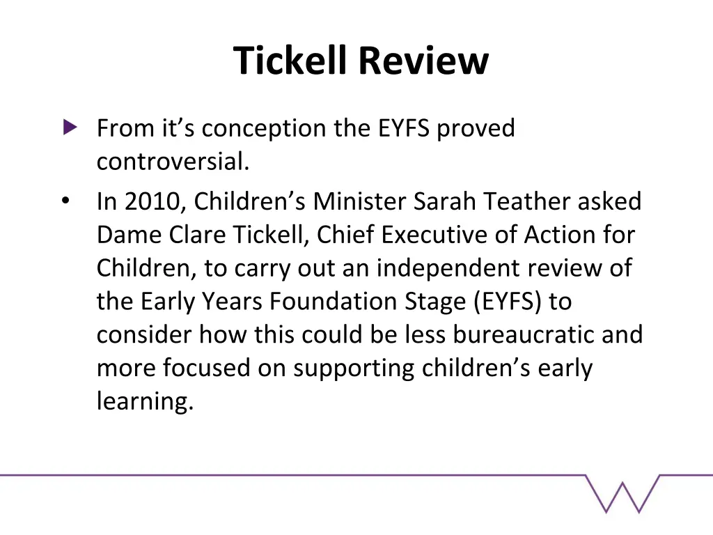 tickell review