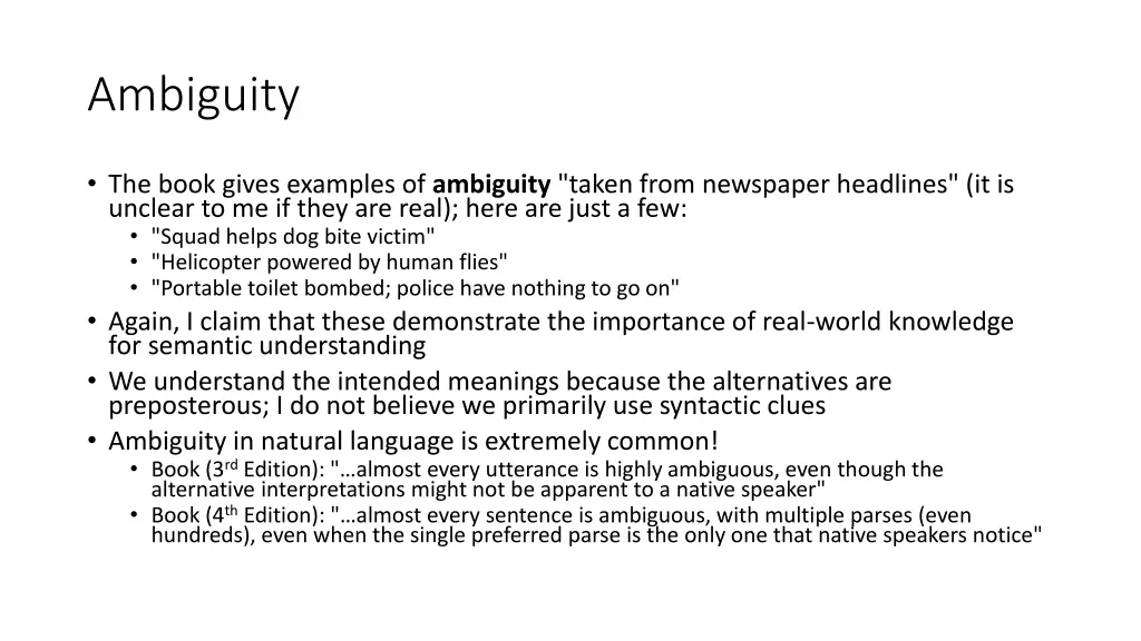 ambiguity