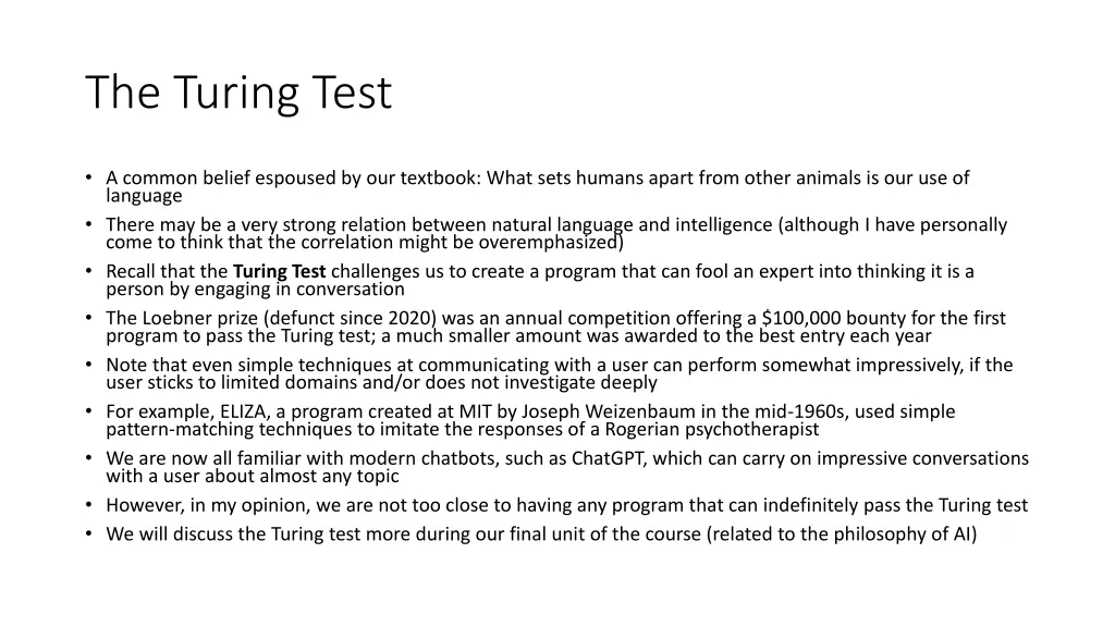 the turing test