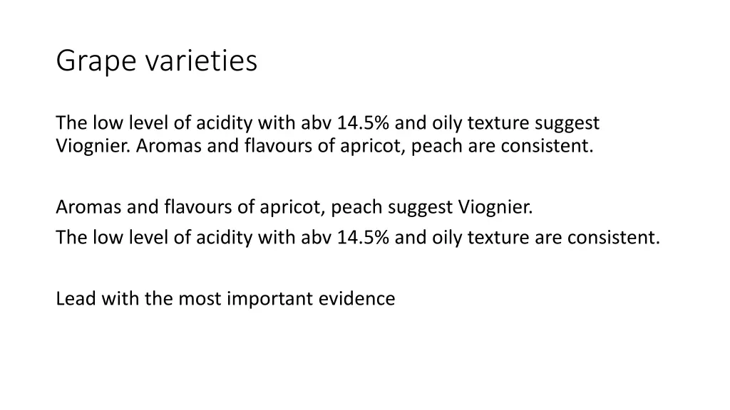 grape varieties