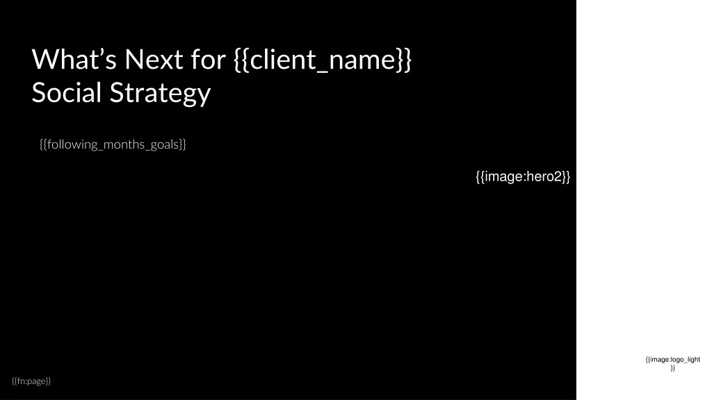 what s next for client name social strategy