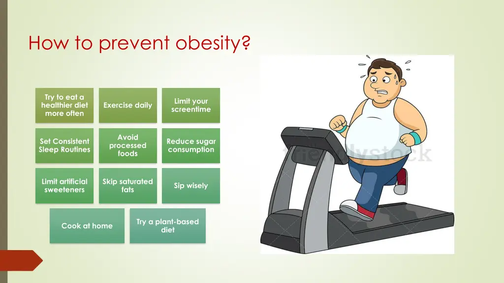 how to prevent obesity