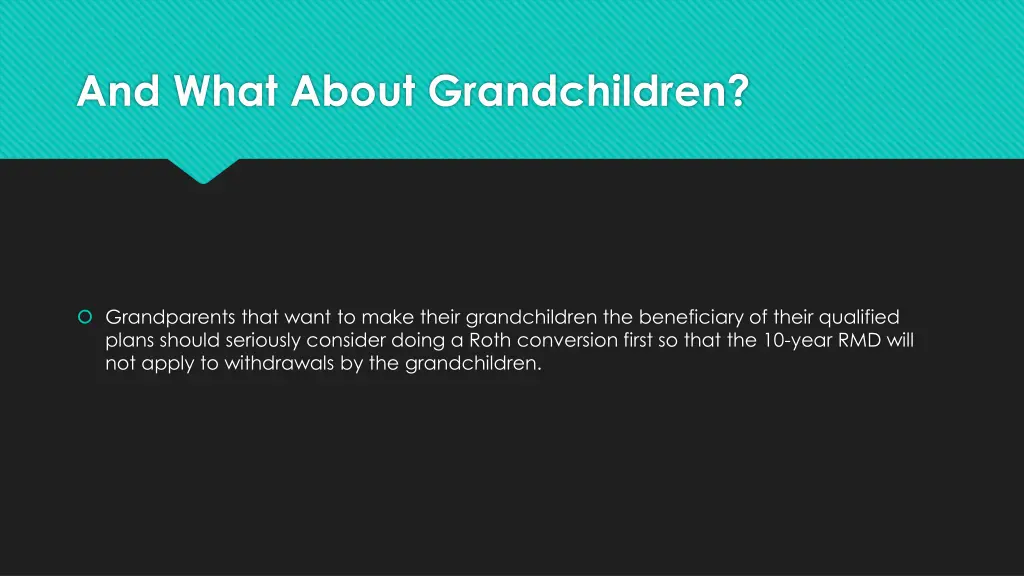 and what about grandchildren