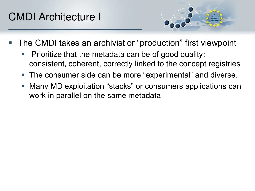 cmdi architecture i