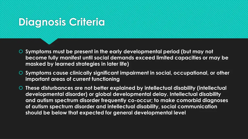 diagnosis criteria 2