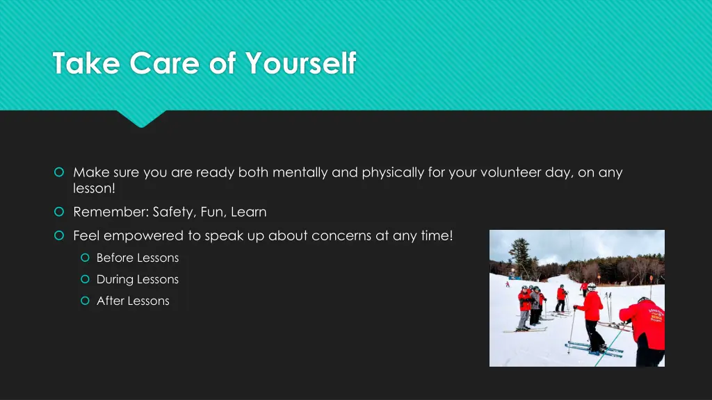 take care of yourself
