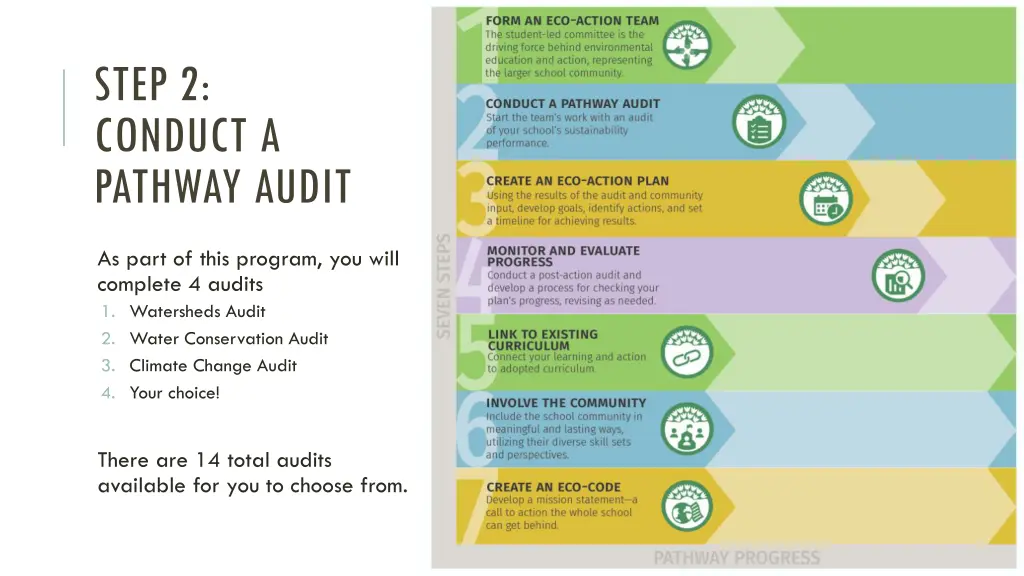step 2 conduct a pathway audit