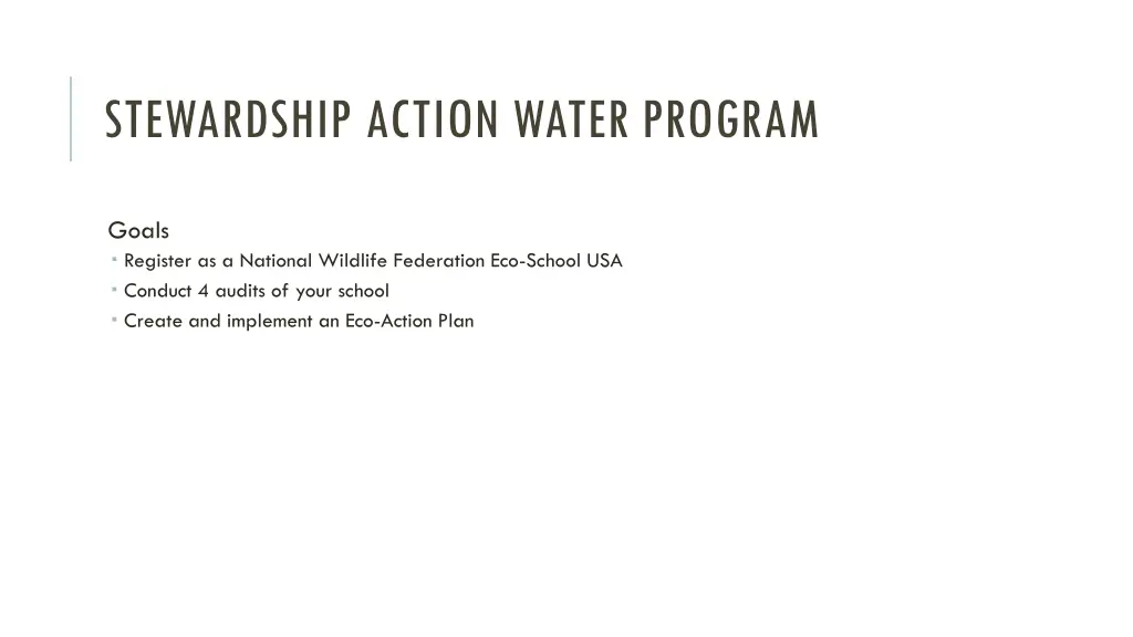 stewardship action water program 1