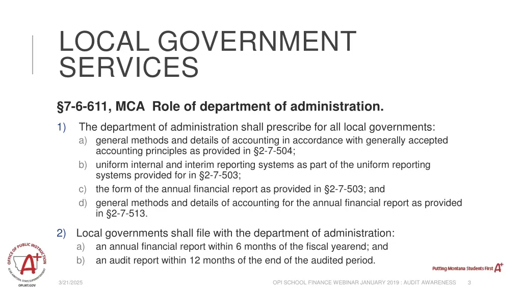 local government services