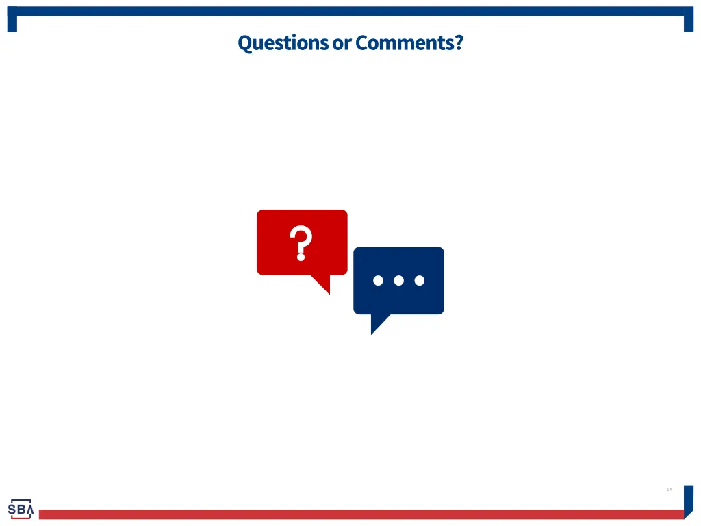 questions or comments