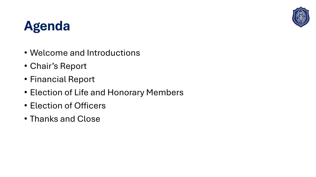 agenda