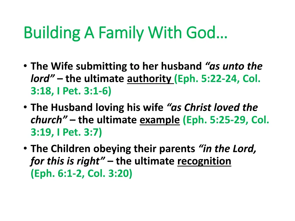 building a family with god building a family with 2