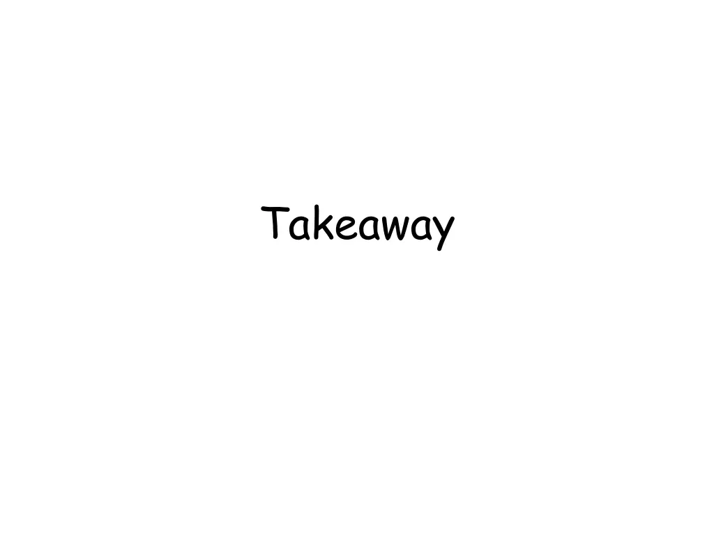 takeaway