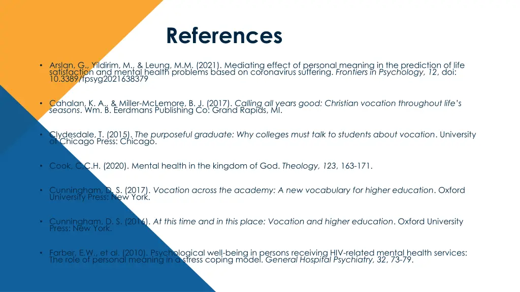references