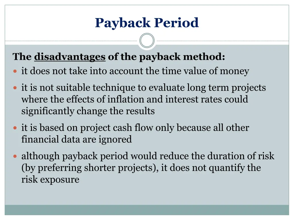 payback period 5
