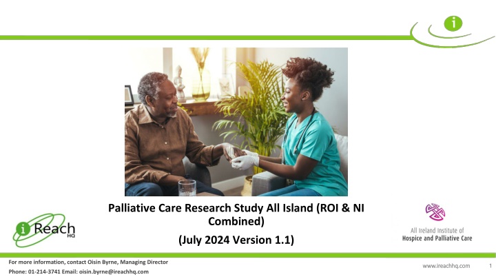 palliative care research study all island