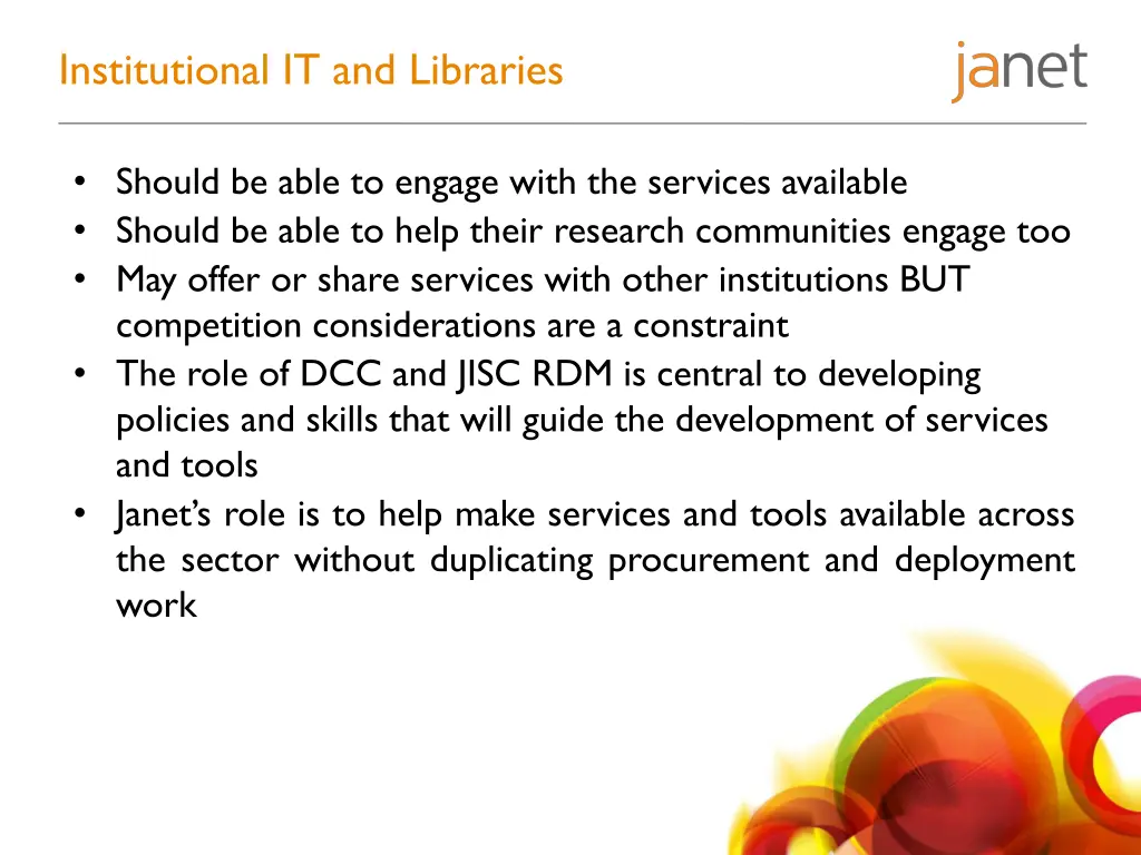 institutional it and libraries