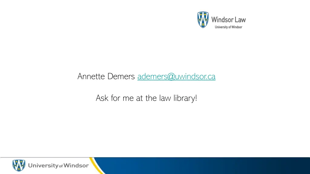 annette demers ademers@uwindsor ca
