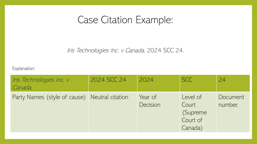 case citation example
