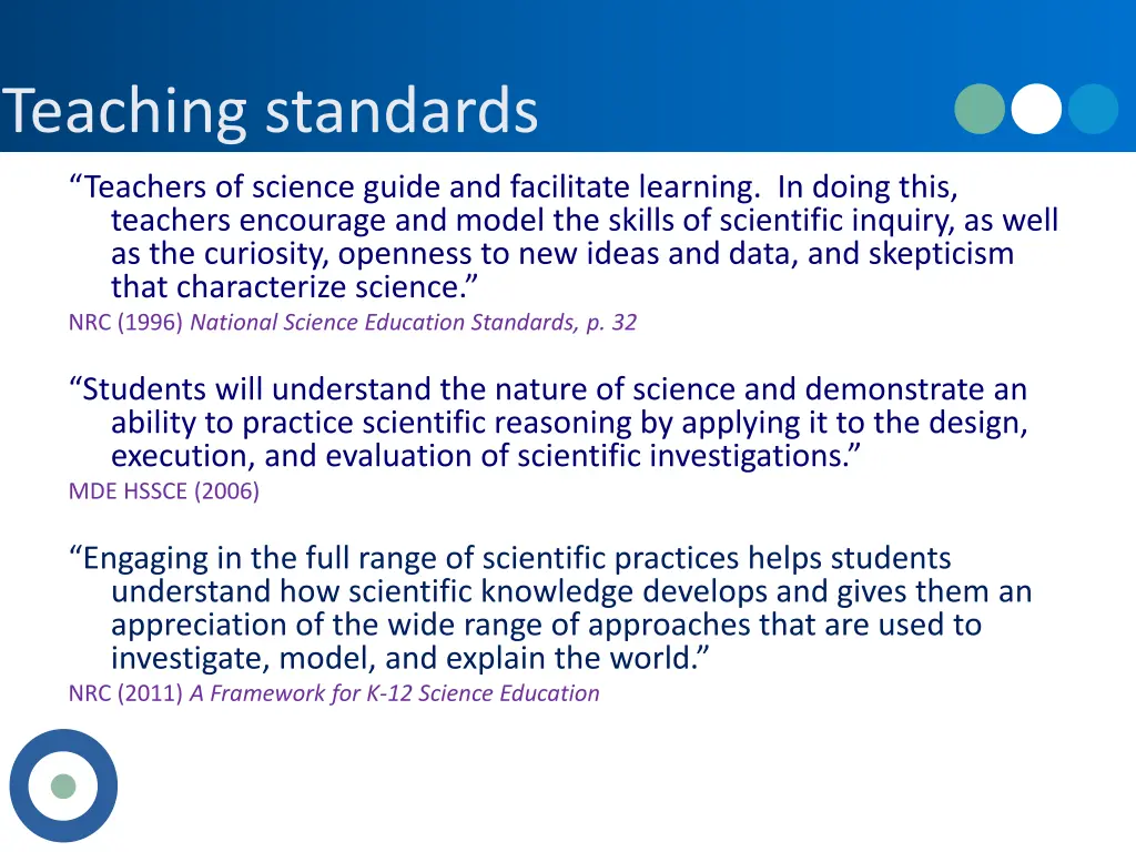 teaching standards