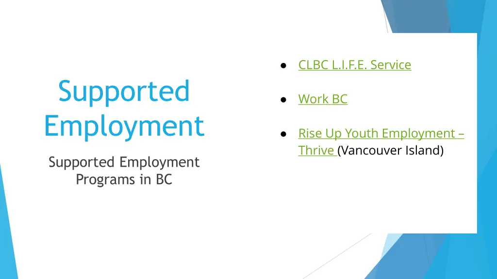 clbc l i f e service