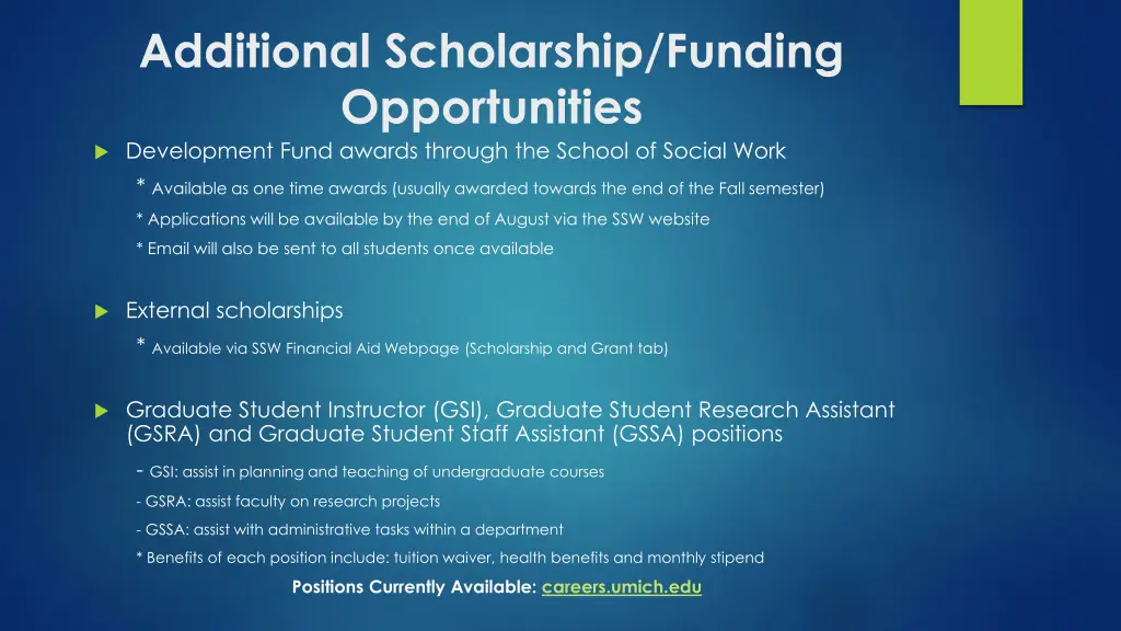 additional scholarship funding opportunities