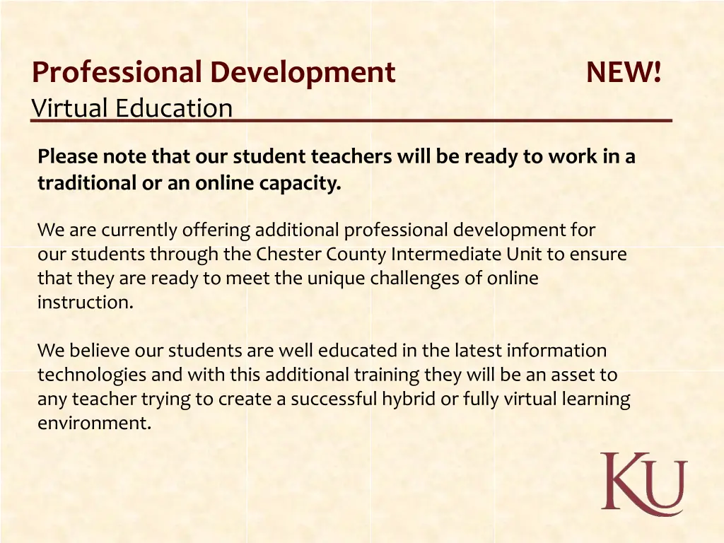 professional development virtual education