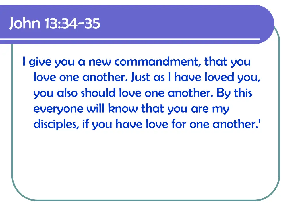john 13 34 35
