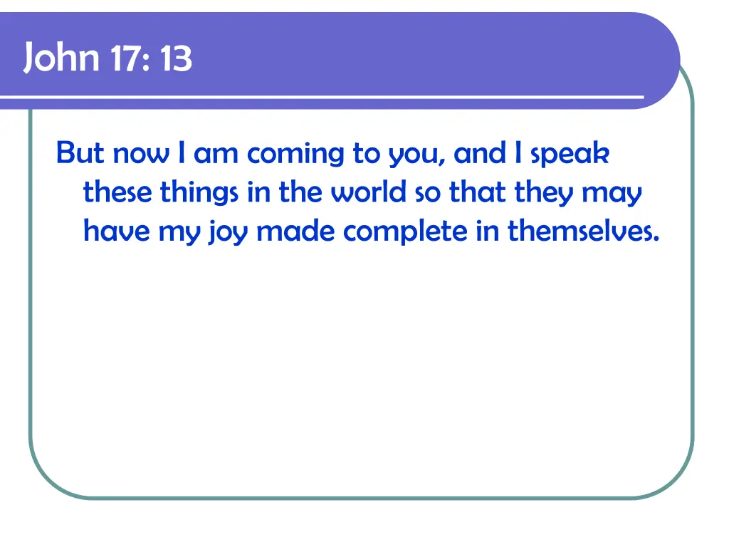 john 17 13