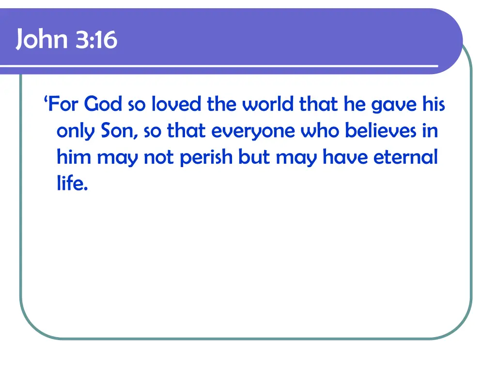 john 3 16
