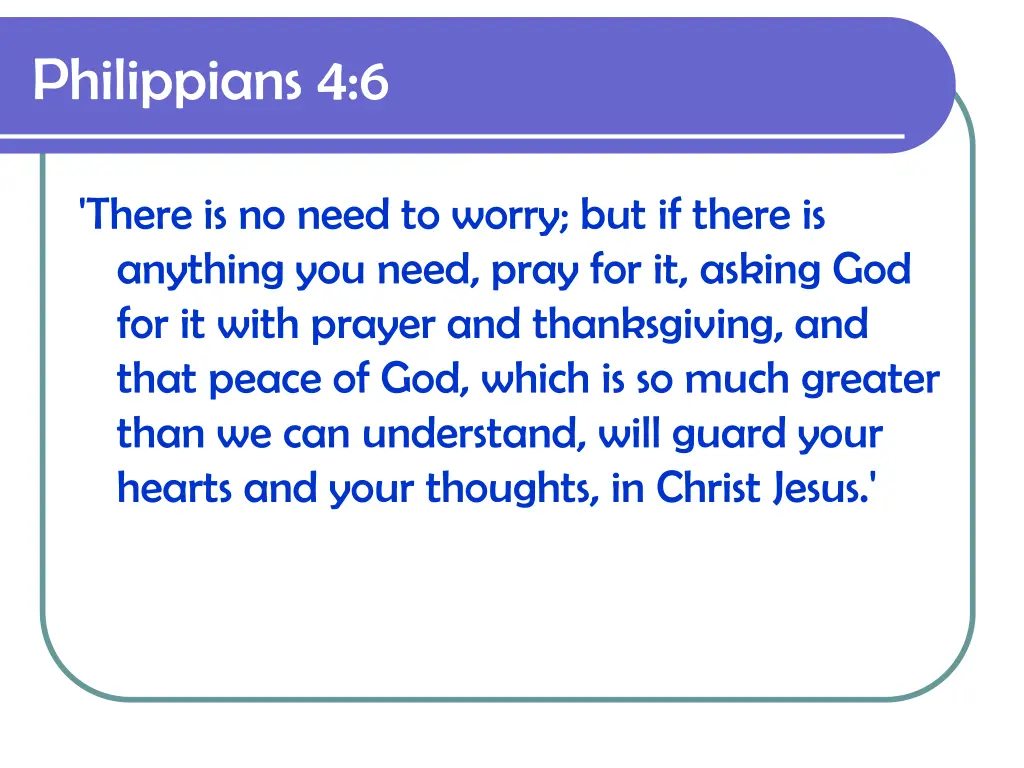 philippians 4 6