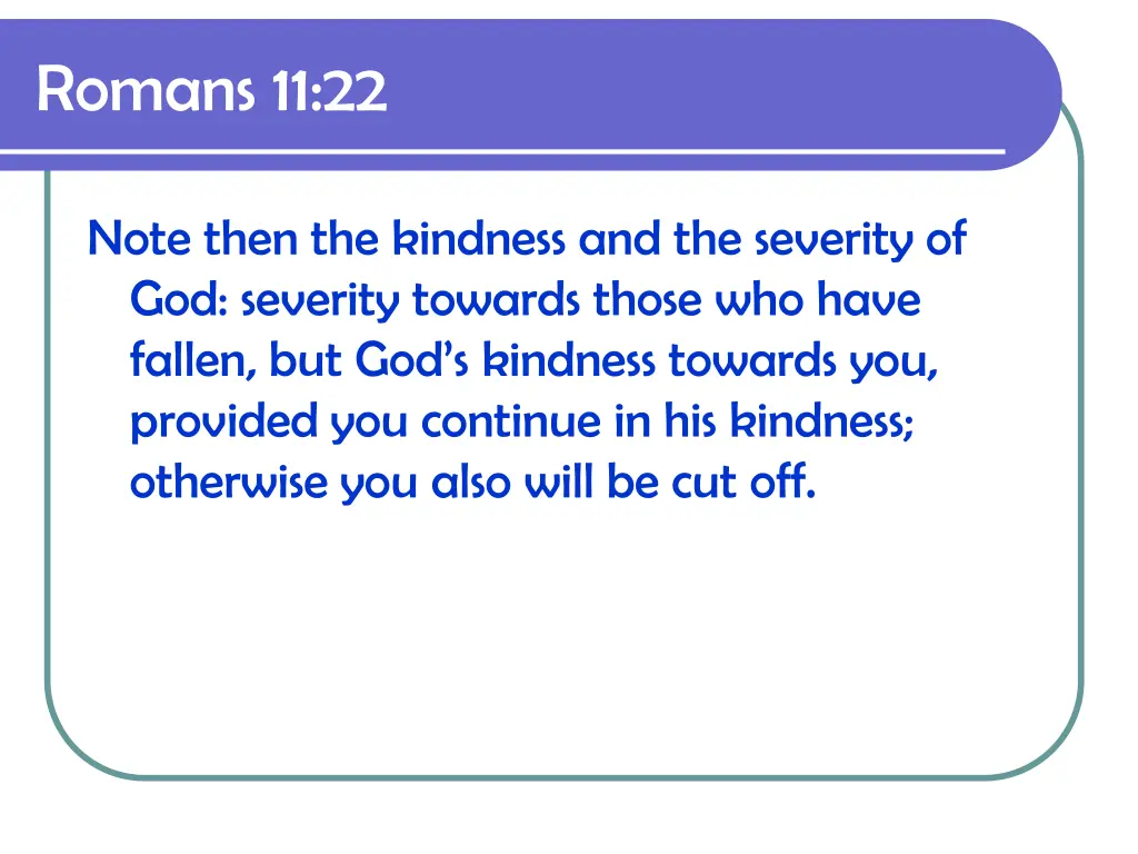 romans 11 22