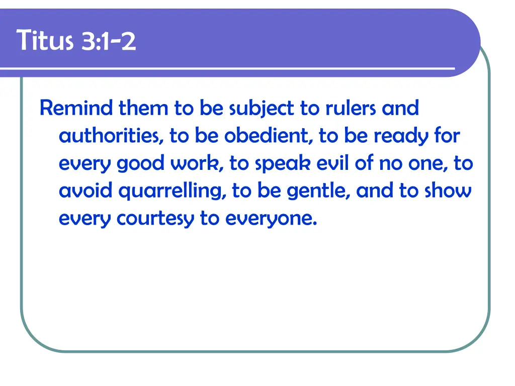 titus 3 1 2