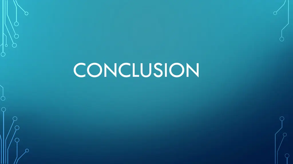 conclusion