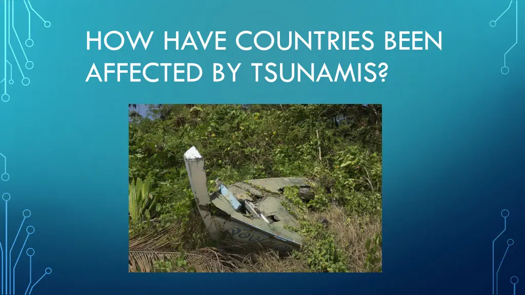 how have countries been affected by tsunamis