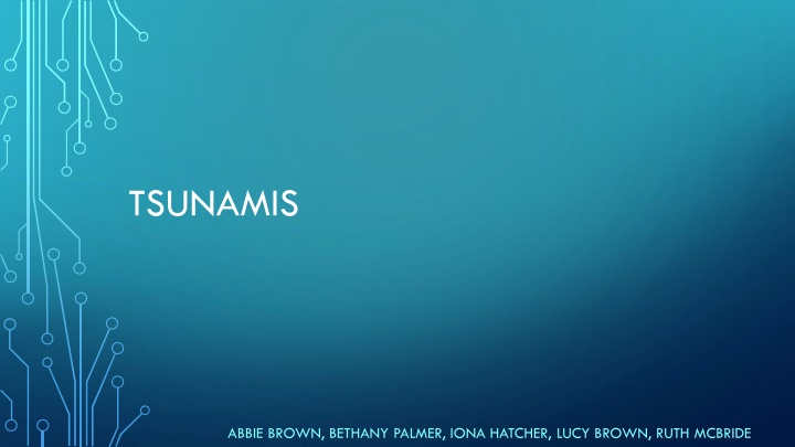 tsunamis
