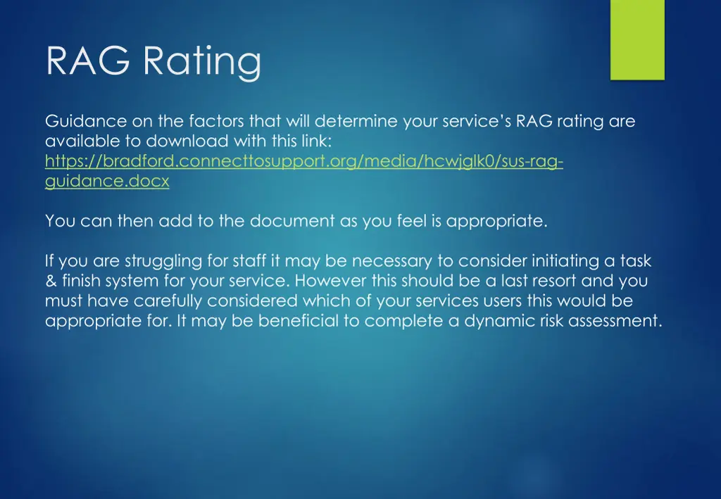 rag rating
