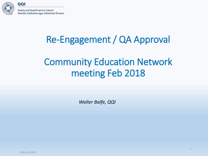 re re engagement qa approval engagement