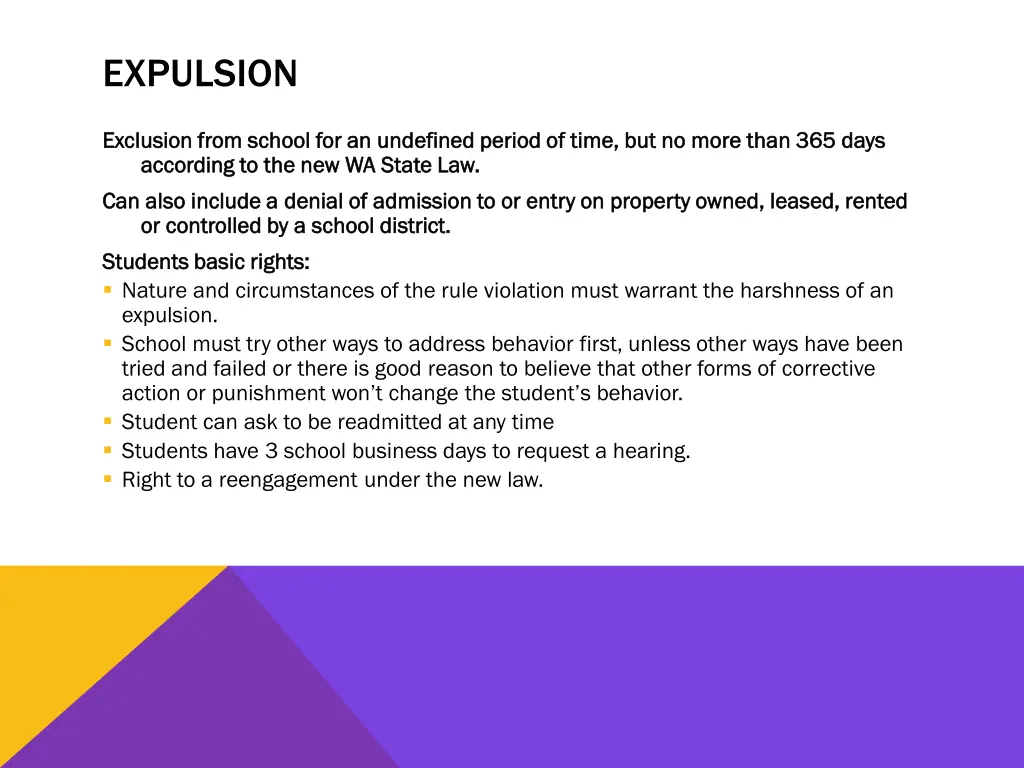 expulsion