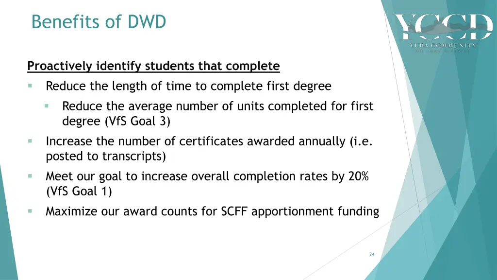benefits of dwd