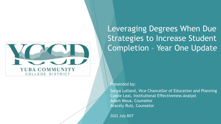 leveraging degrees when due strategies